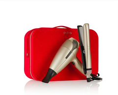 GHD PLATINUM+ & HELIOS™ DELUXE GIFT SET IN CHAMPAGNE GOLD